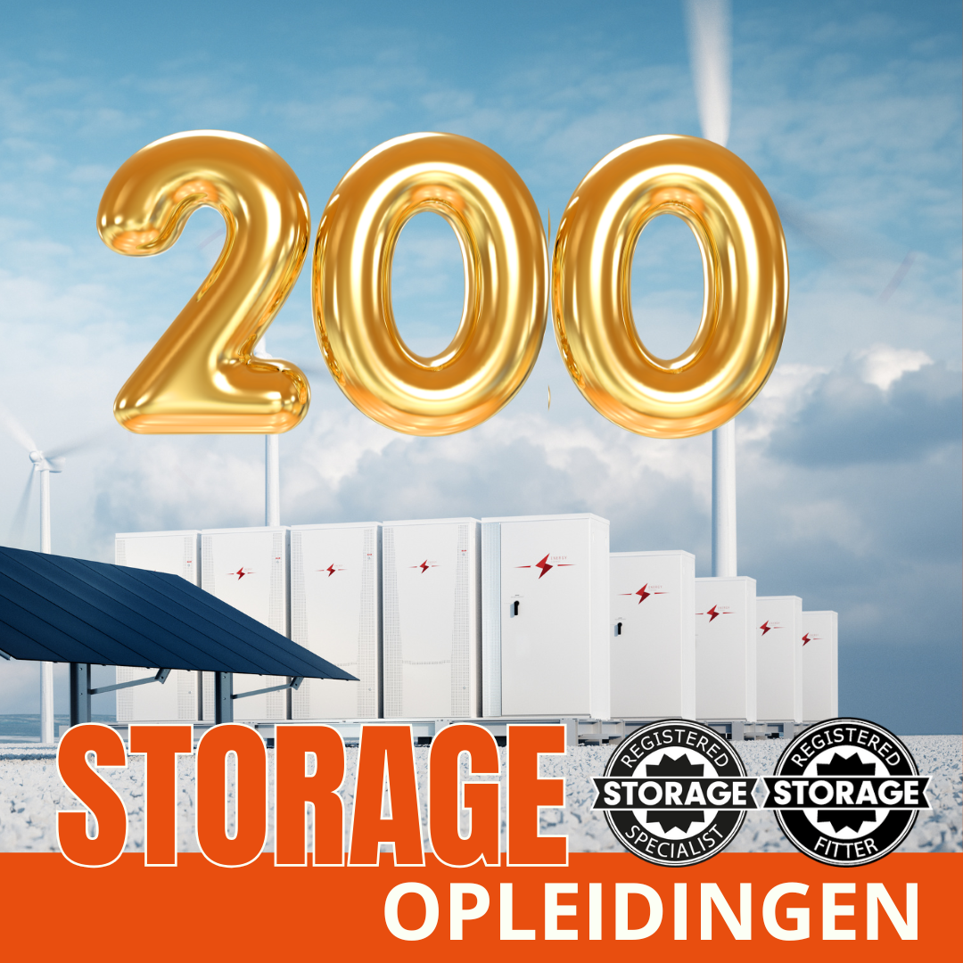 Al meer dan 200 gediplomeerde professionals op het gebied van opslag en energy management!