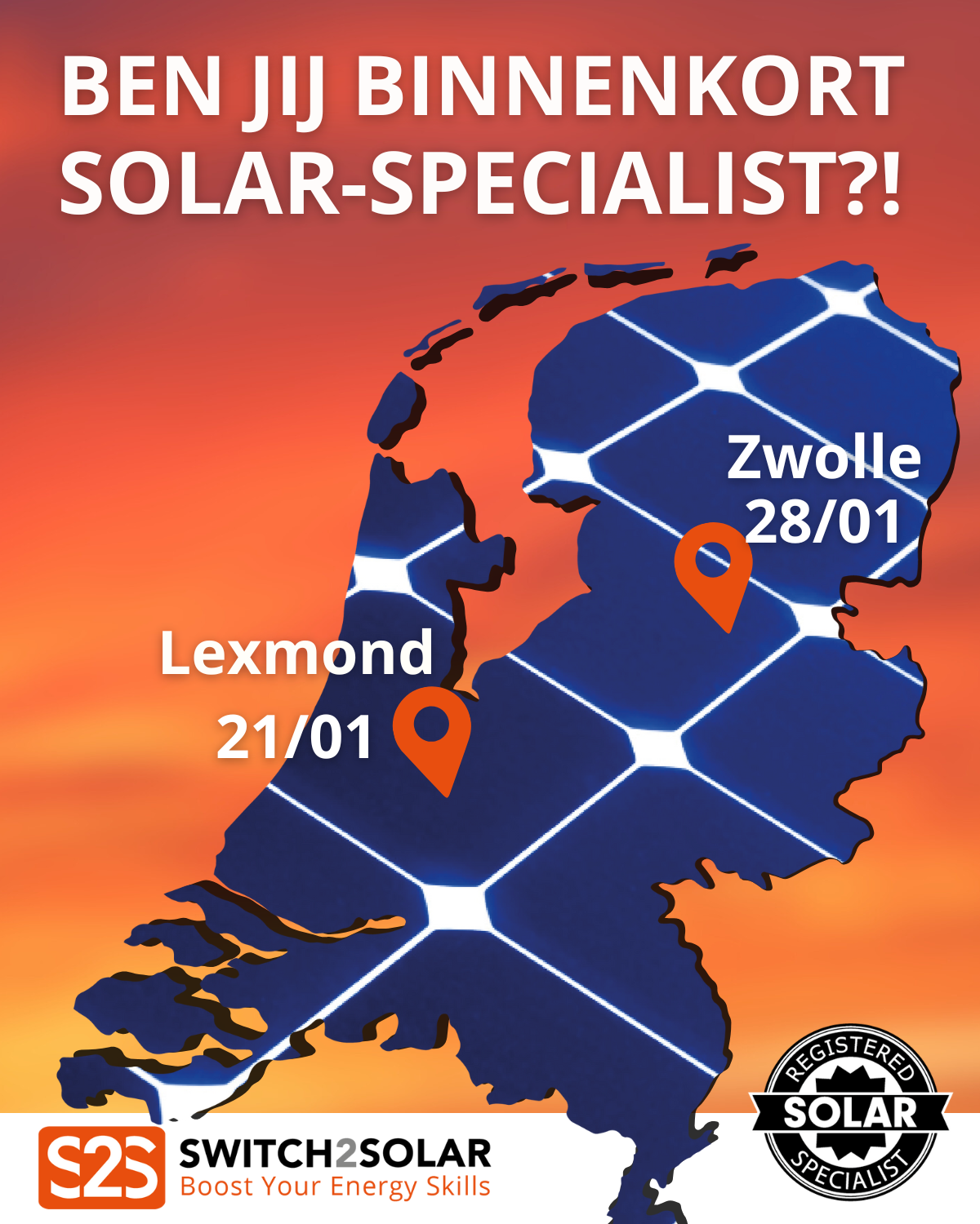 De opleiding Solar-Specialist gaat binnenkort weer van start!