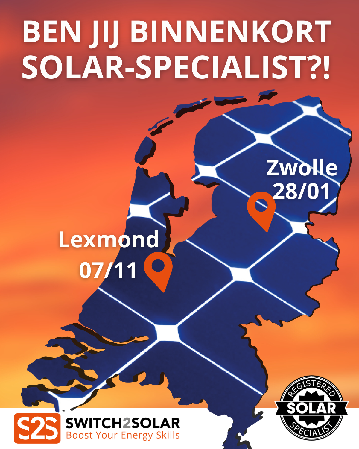 De opleiding Solar-Specialist gaat binnenkort weer van start!